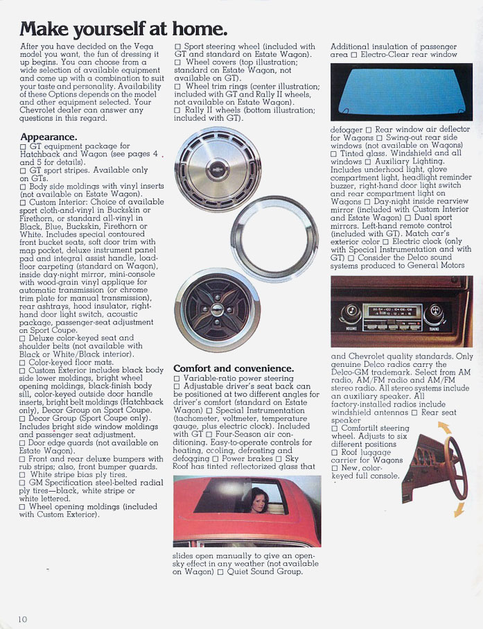 1977 Chevrolet Vega Brochure Page 3